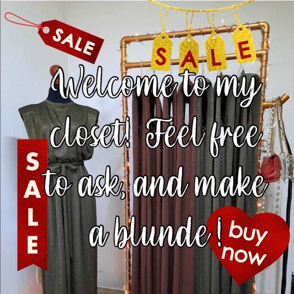 Welcome to my closet!